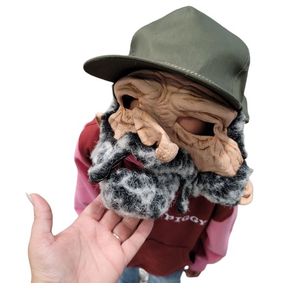 zagone old man mask with hat and beard halloween scary fun funny - Picture 2 of 5